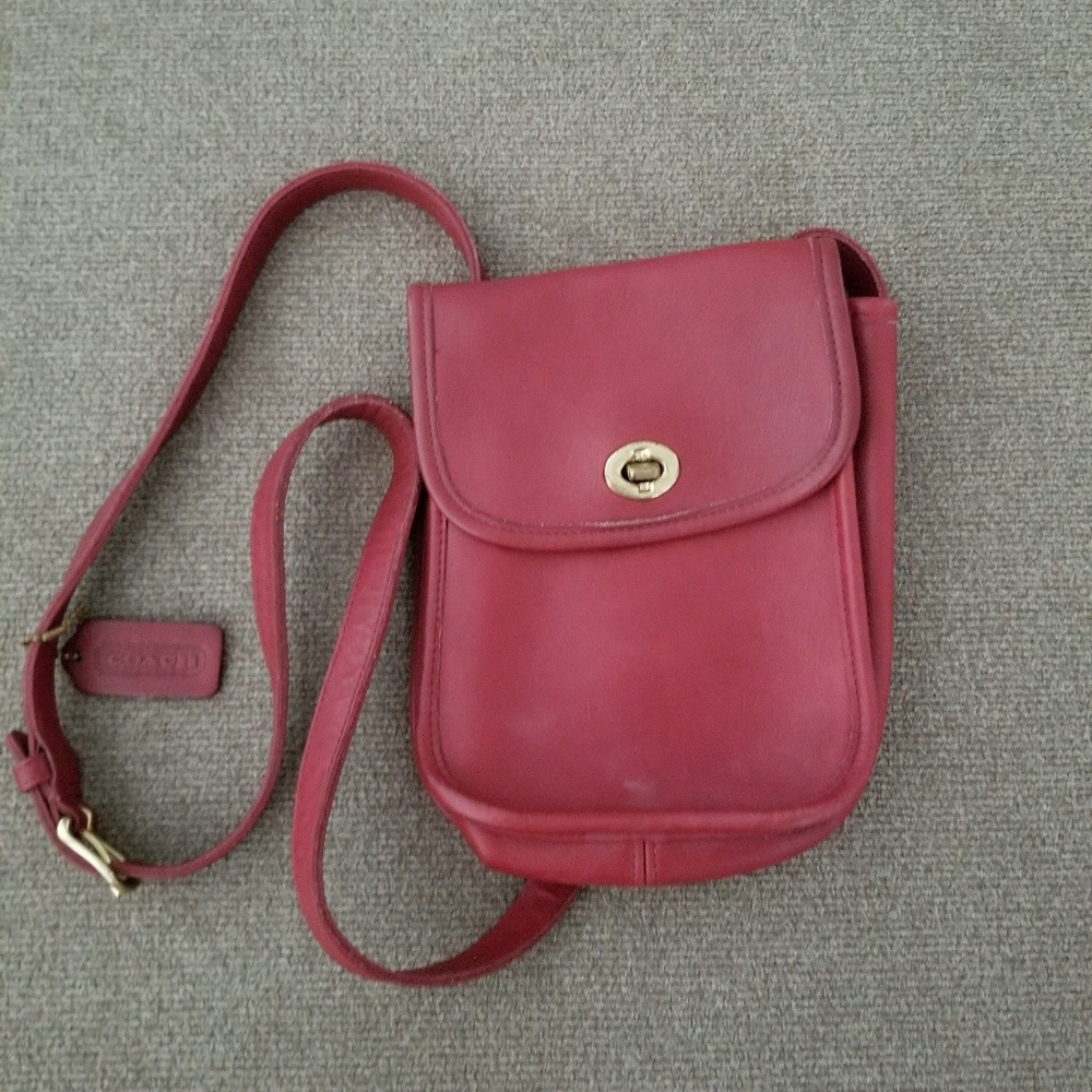 Vintage Leather Coach Crossbody
